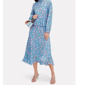 STINE GOYA Marigold Blue Stardot Skirt S